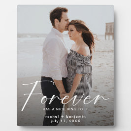 Placa Expositora Forever tiene un bonito anillo Photo Engagement Mo