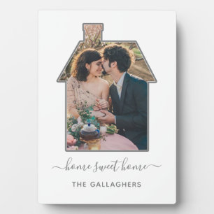 Placa Expositora Forma de casa fotográfica de familia Regalo de Bod