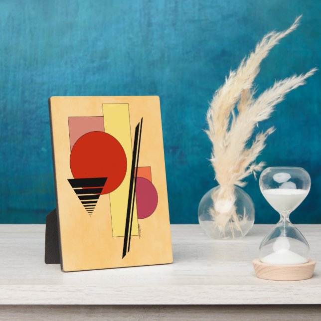 Placa Expositora Formas abstractas (Lado)