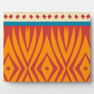 Placa Expositora Formas en colores retro
