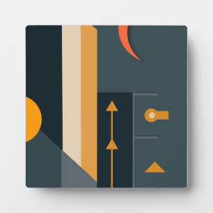 Placa Expositora Formas geométricas modernas