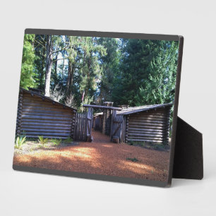 Placa Expositora Fort Clatsop, Astoria, Oregón