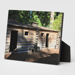 Placa Expositora Fort Clatsop, Astoria, Oregón