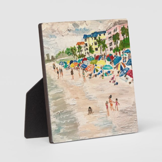 Placa Expositora "Fort Myer's Beach" Florida Easel (Anverso)