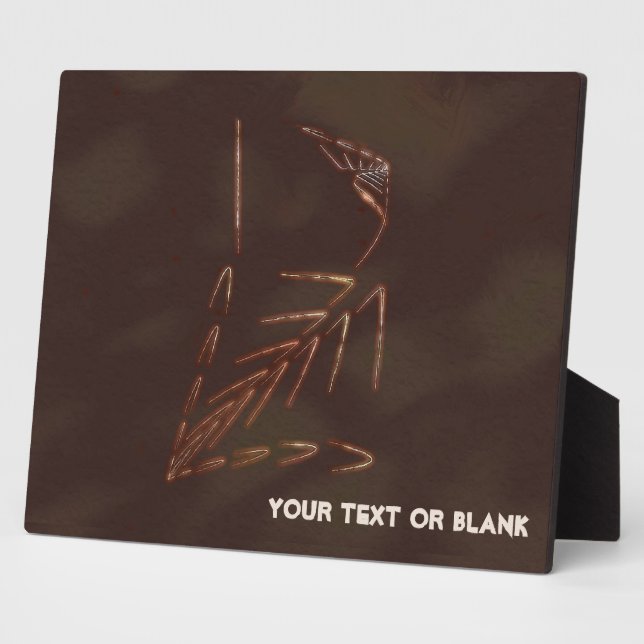 Placa Expositora Fósil Jurásico (Lado)