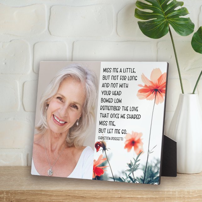 Placa Expositora Foto cita de Echéme de Menos Pero Déjame Ir Memori (Subido por el creador)