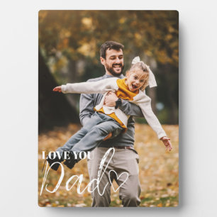 Placa Expositora Foto de Amo personalizado a tu papá