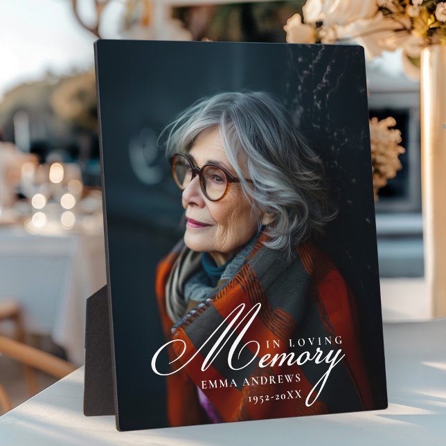 Placa Expositora Foto de «En amorosa memoria» Memorial funerario (Subido por el creador)