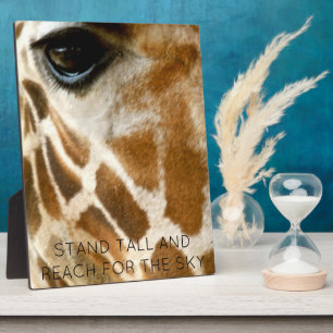 Placa Expositora Foto de Giraffe Animales salvajes Cotizaciones I