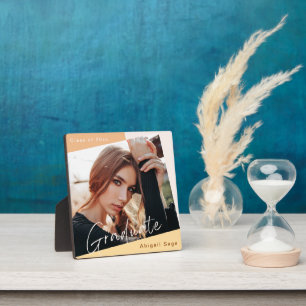 Placa Expositora Foto de graduación Natural Moderno