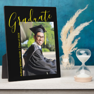 Placa Expositora Foto de Graduado Escrita a Mano 8 x 10 para Escrit