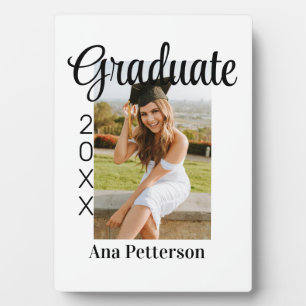Placa Expositora Foto de graduado moderno clásico añadir nombre de 