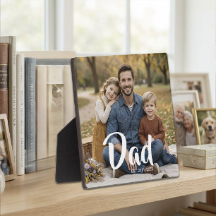 Placa Expositora Foto de guión moderno establecida por papá persona