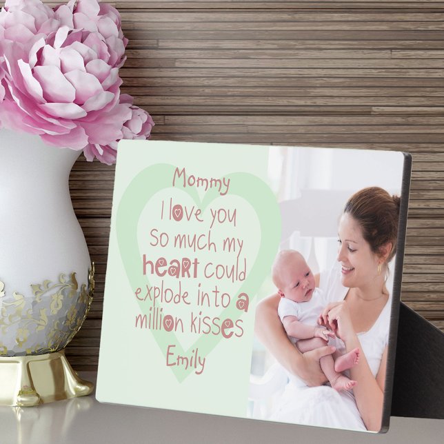 Placa Expositora Foto de mamá nueva - Te amo a los niños (Subido por el creador)