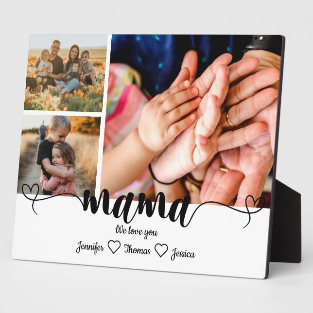 Placa Expositora Foto de mamá que te queremos (Lado)