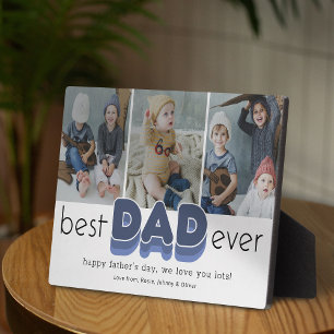 Placa Expositora Foto de Mejor Papá del Mundo