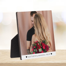Foto de pareja romántica personalizada para el Día