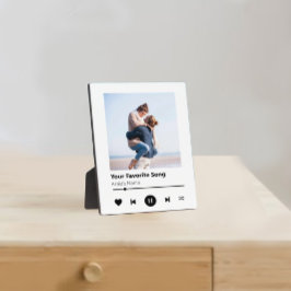 Placa Expositora Foto de parejas personalizados | Regalos musicales