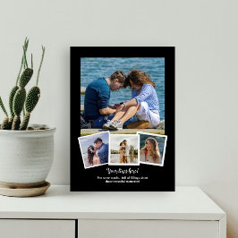 Placa Expositora Foto de personalizable para pareja o familia |