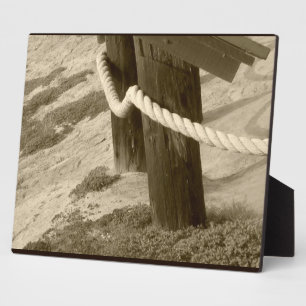 Placa Expositora Foto de Sepia Beach Rope