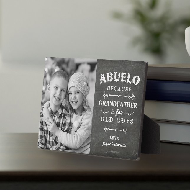Placa Expositora Foto del Día del Padre Abuelo (Subido por el creador)