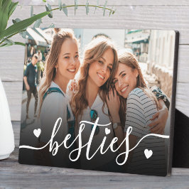 Placa Expositora Foto del personalizado Besties Best Friends