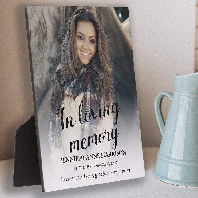 Placa Expositora Foto Homenaje En Memoria Amorosa (Subido por el creador)