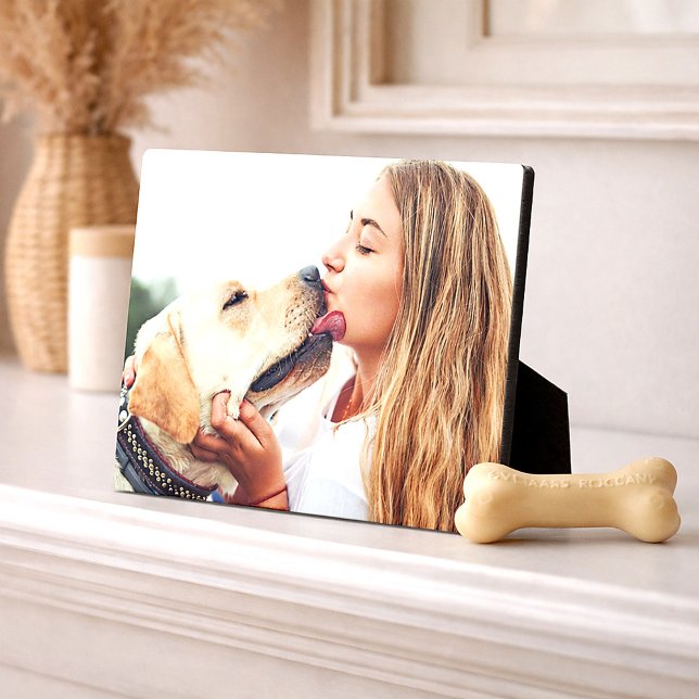 Placa Expositora Foto moderna de beso de mascota dulce (Subido por el creador)
