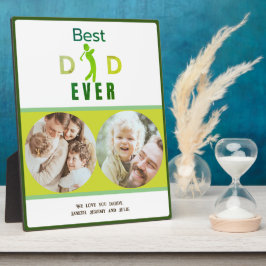 Placa Expositora Foto moderna del Día del Mejor Padre Nunca Padres 