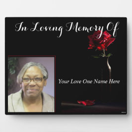 Placa Expositora Foto personalizada