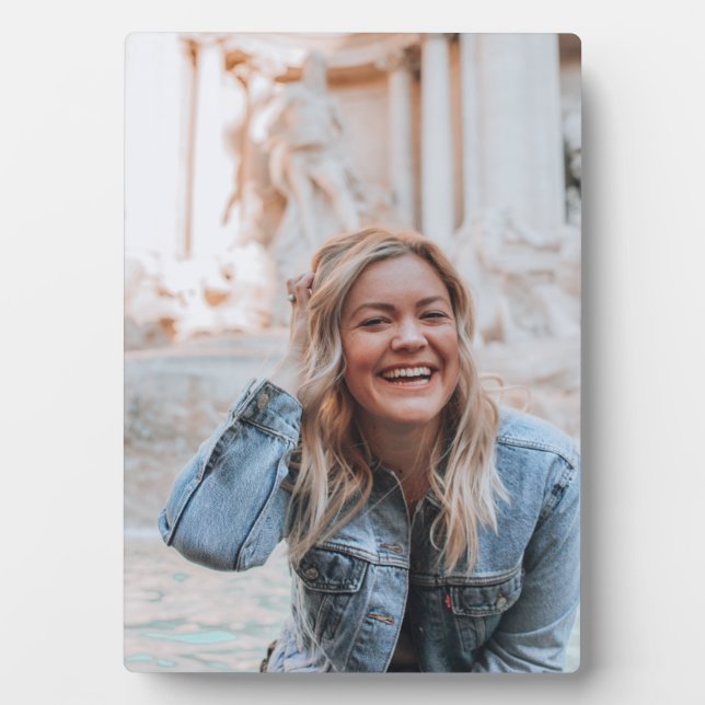 Placa Expositora Foto personalizada (Frente)