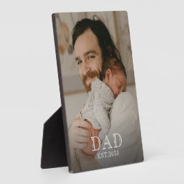 Placa Expositora Foto personalizada de papá establecida