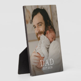 Placa Expositora Foto personalizada de papá establecida