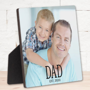 Placa Expositora Foto personalizada de papá establecido