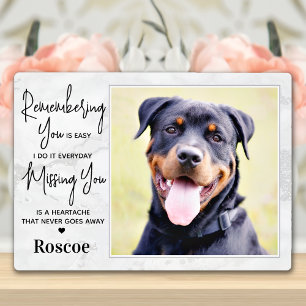 Placa Expositora Foto Personalizada de Perro Pérdida de Mascota Sim
