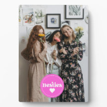 foto personalizada mejores amigas amigos tipografí