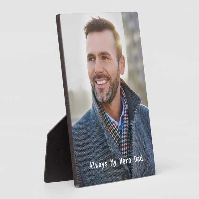 Placa Expositora Foto personalizada Personalizado de Easel (Lado)