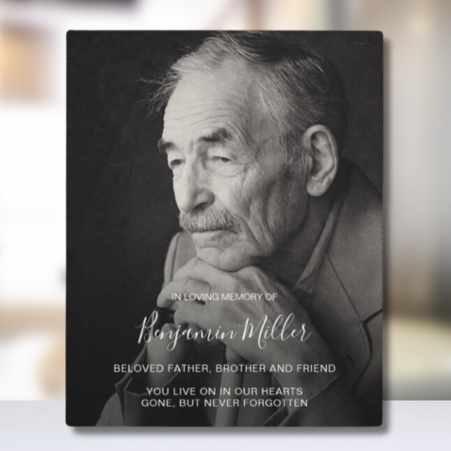 Placa Expositora Foto personalizada y mensaje en pie de caballete (Subido por el creador)