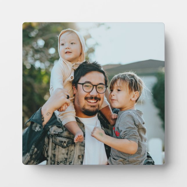 Placa Expositora Foto personalizado (Frente)