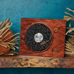 Placa Expositora Foto personalizado Con Mensaje De Amor Foto De Mad