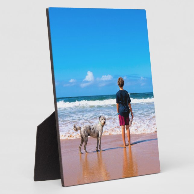 Placa Expositora Foto personalizado Haz tu propio diseño - Amo a mi (Lado)