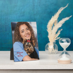 Placa Expositora Foto personalizado personalizada Easel Plaque