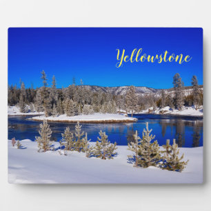 Placa Expositora Foto Plaque-Yellowstone
