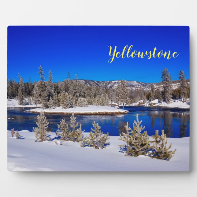 Placa Expositora Foto Plaque-Yellowstone (Frente)