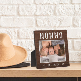 Placa Expositora Foto Rustica Personalizada No Abuelo