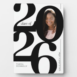 Placa Expositora Foto tipográfica de graduado 2025