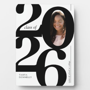 Placa Expositora Foto tipográfica de graduado 2025