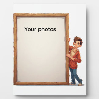 Placa Expositora Fotoframe-Design mit Jungen - Heb deinen Moment