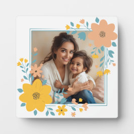 Placa Expositora Fotografía cuadrada de 5.25" Espejo de Easel para 