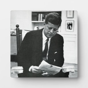 Placa Expositora Fotografía de John F. Kennedy 2